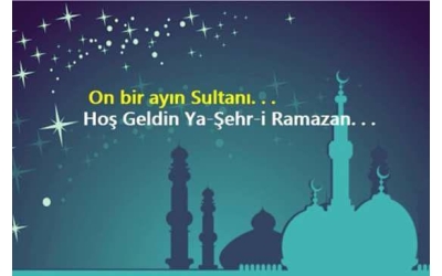 Hayırlı Ramazanlar dileriz...