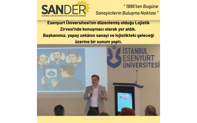 Esenyurt Üniversitesi'nin düzenlemiş olduğu Lojistik Zirvesi'nde konuşmacı olarak yer aldık.