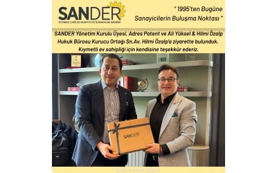 SANDER Yönetim Kurulu Üyesi Sn.Av. Hilmi Özalp’a ziyarette bulunduk. 