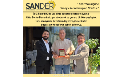 İSO İkinci 500’de yer alma başarısı gösteren üyemiz Nitto Bento Bantçılık’ı ziyaret ederek bu gururu birlikte paylaştık.
