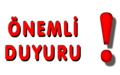 Önemli Duyuru...
