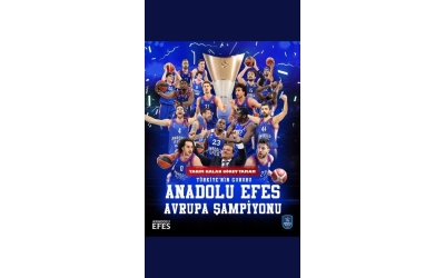 Tebrikler Anadolu Efes...