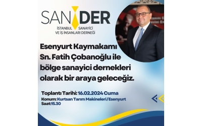 Esenyurt Kaymakamlığının Düzenlediği Geniş Kapsamlı İstişare Toplantısına Katılım