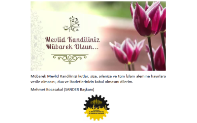Mevlid Kandiliniz Mübarek Olsun!