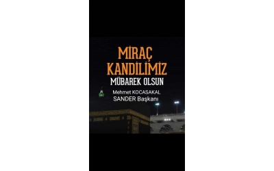 Miraç Kandiliniz Mübarek Olsun...