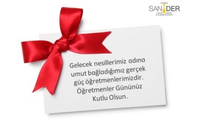 24 Kasım Öğretmenler Günü Kutlu Olsun...