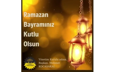 Ramazan Bayramınız Kutlu Olsun...
