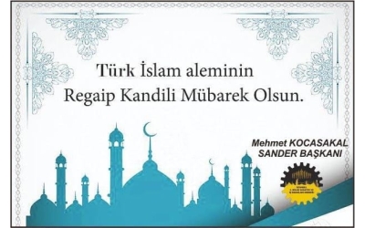 Regaip Kandiliniz Mübarek Olsun!