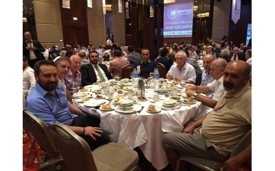 İSİFED' in düzenlemiş olduğu iftar yemeğinde buluştuk...