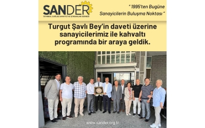 Turgut Şavlı Bey’in daveti üzerine sanayicilerimiz ile kahvaltı programında bir araya geldik.