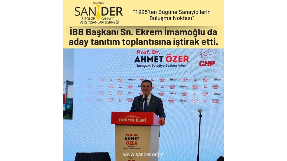İBB Başkanı & CHP Esenyurt Belediye Başkanı Adayı Toplantısına Katılım