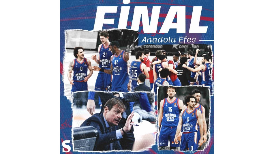Finalde Anadolu Efes'e yürekten başarılar diliyoruz.