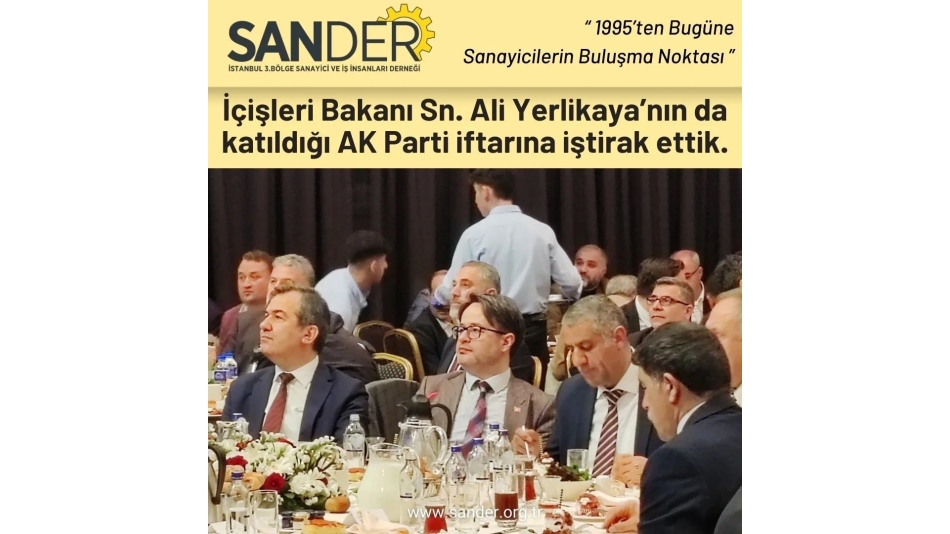 Ak Parti Esenyurt İlçe Başkanlığı - İftar Programı