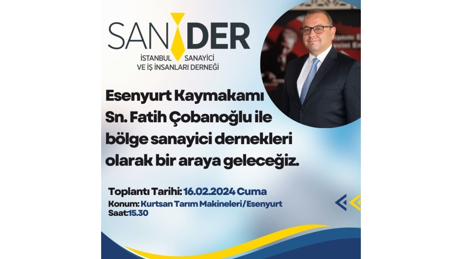 Esenyurt Kaymakamlığının Düzenlediği Geniş Kapsamlı İstişare Toplantısına Katılım