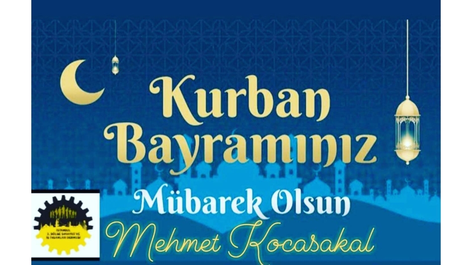 Kurban Bayramınız Kutlu Olsun...