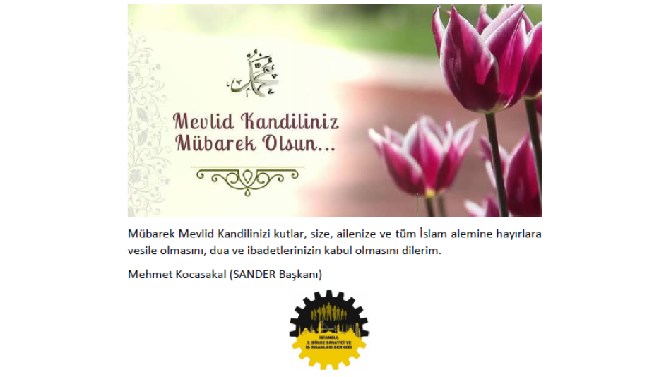 Mevlid Kandiliniz Mübarek Olsun!