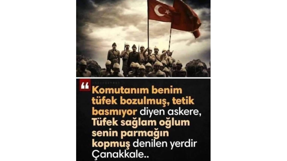 18 Mart Çanakkale Zaferi Kutlu Olsun...
