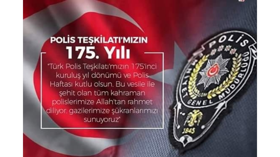 Polis Haftası Kutlu Olsun