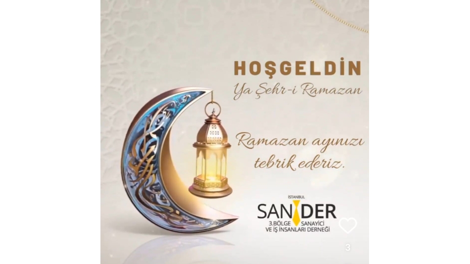 Ramazan Ayınızı Tebrik Ederiz...