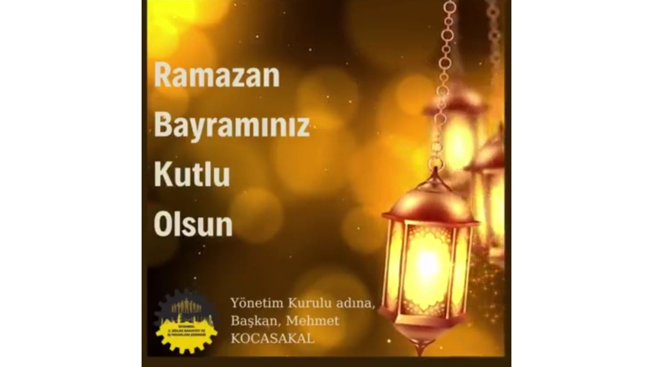 Ramazan Bayramınız Kutlu Olsun...