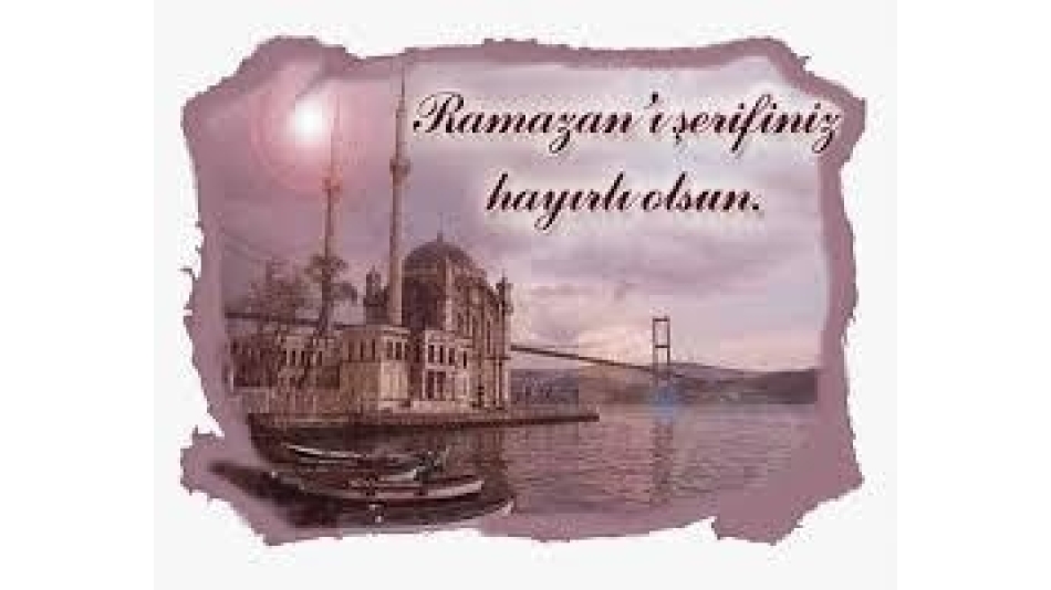 Hayırlı Ramazanlar...